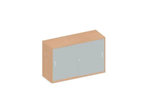 Schuifdeurkast 770x1200x430mm Romp Beuken Decor Front Lichtgrijs