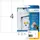 HERMA 4576 Weervaste Folie-etiketten A4 105x148mm removable 80 stuks