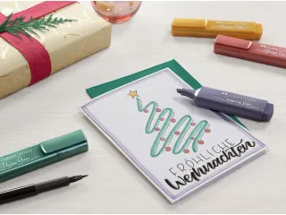 Markeerstift Faber-Castell 46 metallic groen - 8