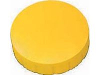 magneet MAULsolid, diameter 24mm x 8mm, geel, doos met 10 stuks