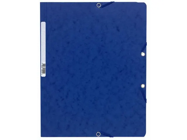 Chemise à élastiques sans rabat Bleu