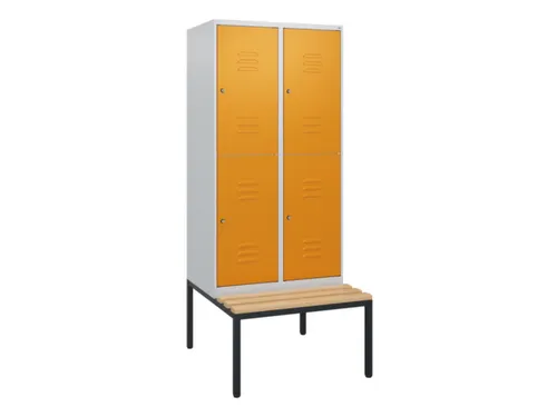 Dubbeldekse dekenkist,HxBxD 1950x800x815mm,2x2vak.,vak B 400mm