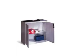 baliekast,HxBxD 1000x1200x400mm,cil.-slot,romp RAL7035,front RAL3003