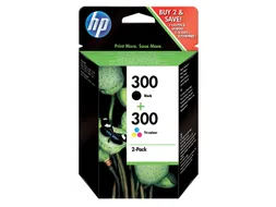 HP 300 ComboPack Zwart + Kleur Inktcartridges CN637EE