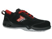 M'Soft Mustang Flex S1P werkschoenen laag, zwart/rood, maat