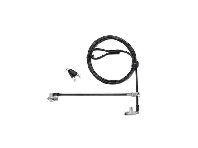 Slim N17 2.0 Keyed Dual Head Laptop Lock for Wedge-Shaped Slots