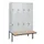 Dubbeldekse dekenkist,HxBxD 1950x1200x815mm,4x2vak.,vak B 300mm
