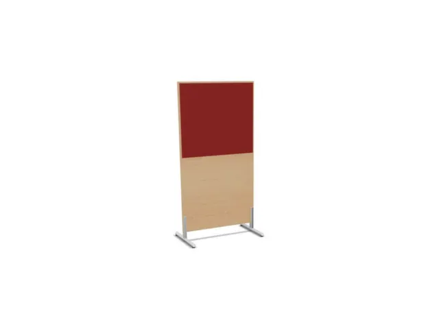 cloison de séparation,Hxl 1545x800mm,NE-érable,BN4011-rouge