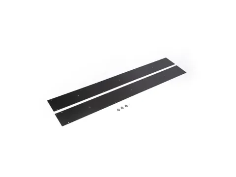 Insluitadapter voor Easy rack, eindkap, 42U, zwart, set van 2