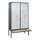 locker voor scheiding van kleding,HxBxD 2120x1200x815mm,4vak