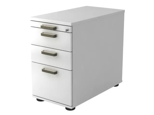 stationaire ladeblokken,HxBxD 720-760x428x800mm,1 ML,2lade(n),romp wit