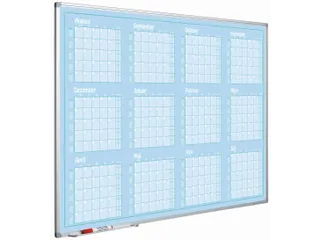 Jaarplanner blauw Softline profiel 90x120cm Aug-Jul Duits - 1