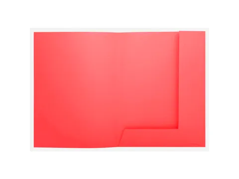 50 dossiermappen met 2 kleppen SUPER 250 24x32cm-Rood
