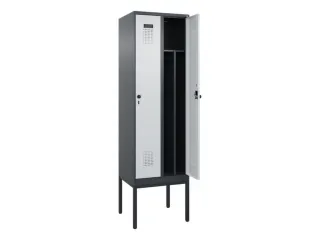 locker voor scheiding van kleding,HxBxD 2120x600x500mm,2vak - 1