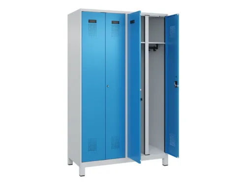 locker voor scheiding van kleding,HxBxD 1950x1200x500mm,4vak