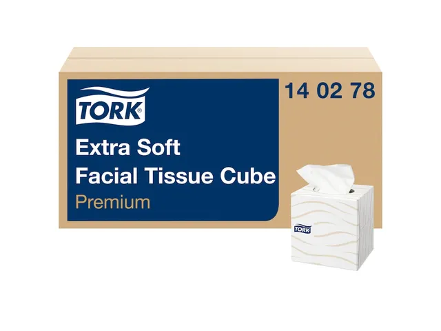 Tork 140278 Facial Tissues Kubus Extra Soft Premium 2-laags 100 vel