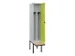 locker voor scheiding van kleding,HxBxD 2120x400x815mm,1vak