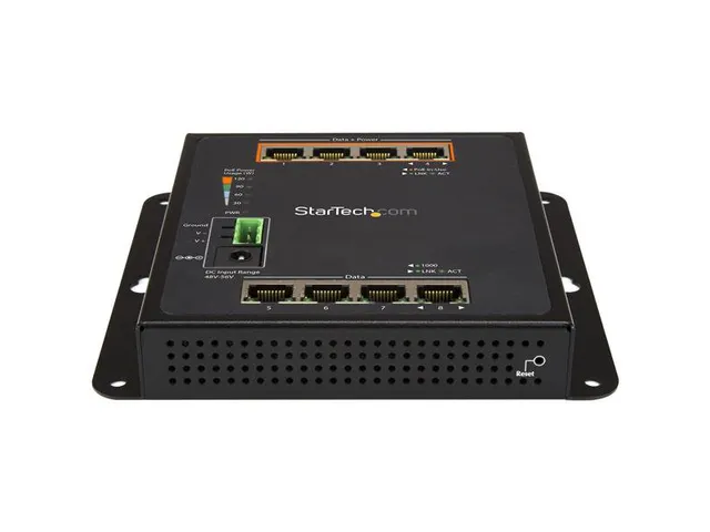 8 Poorts (4 Poe+) Gigabit Ethernet Switch Managed Wandmonteerbaar