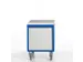 chariot-armoire,force 600kg,2plateau(x),plateau Lxl 1150x700mm