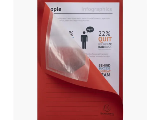 Venstermap Exacompta Forever L-map 120gr karton Rood