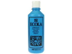Plakkaatverf Ecola Flacon van 500 ml Lichtblauw