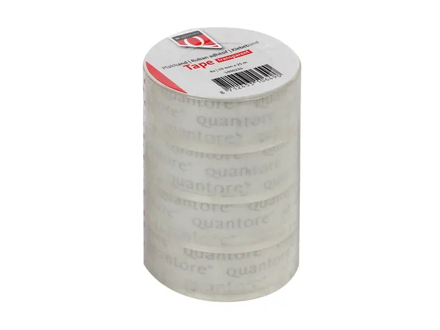 Plakband Quantore 19mmx25m transparant