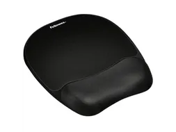 Muismat met polssteun Fellowes Memoryfoam zwart