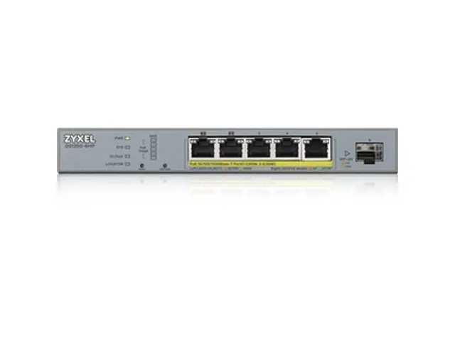 GS1350-6HP 6-Poorts managed CCTV PoE switch