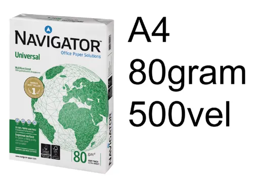 Kopieerpapier Navigator Universal A4 80 Gram Wit