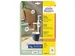 Etiket Avery L7104REV-25 rond 60mm wit 300 stuks 25 vel
