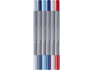Duo aquarelmarker Faber-Castell Goldfaber etui 6 stuks Jungle kleur nr - 2