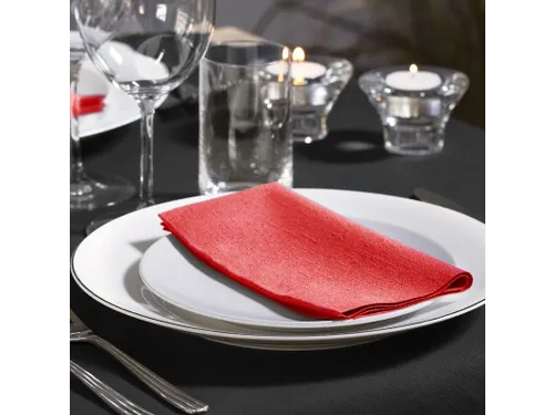Tork 477620 Soft Dinnerservet Advanced Rood 39x39cm 1/8 vouw