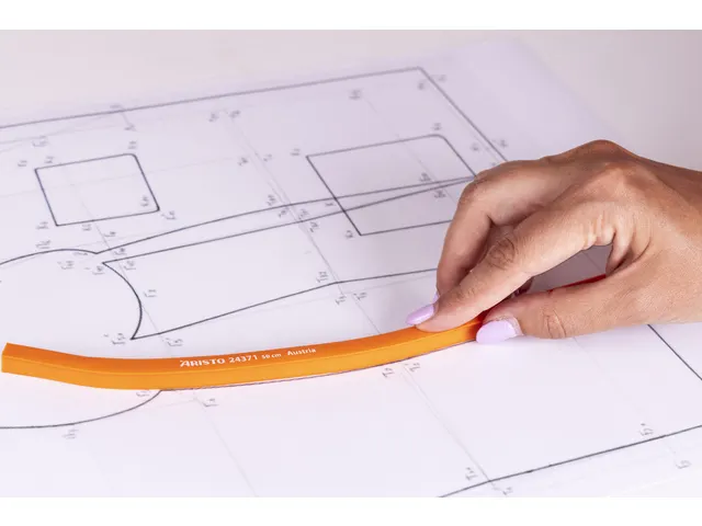 Règle Courbes Flexibles 50cm