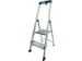 trapladder,eenzijdig,4trede(n),balk L 1,8m,aluminium