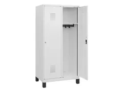 schoollocker,HxBxD 1630x800x500mm,2vak,vak B 400mm,cil.-slot,voeten