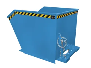 Kiepbak 1090x1280x1640mm 1.5m³ 215kg 1500kg Ral5012 - 1
