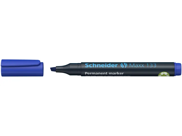 Viltstift Schneider Maxx 133 schuin 1-4mm blauw