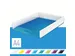 Brievenbak Leitz WOW wit/blauw C4 A4+