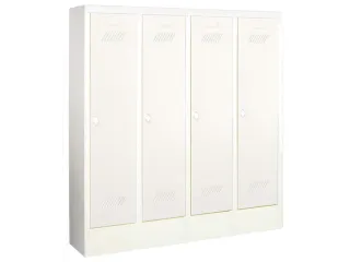 lockerkast v. kinderen,HxBxD 1300x1030x300mm,RAL7035,front RAL5012 - 1