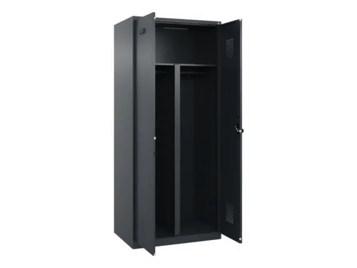 PBM-locker,HxBxD 1850x800x500mm,2vak,vak B 400mm,draaigrendel