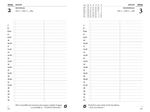 Agendavulling 2027 Succes Senior 1dag/1pagina