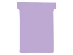 Nobo T-Planbordkaarten Index 3 120x92mm Violet