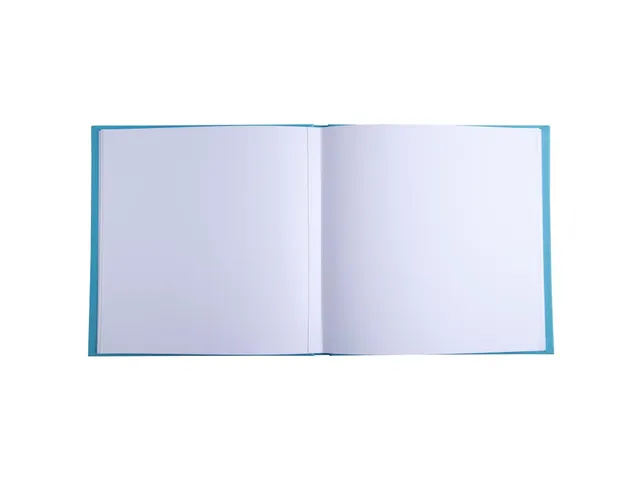 Alb livre 30p blc 25 x25cm Plum turquoise