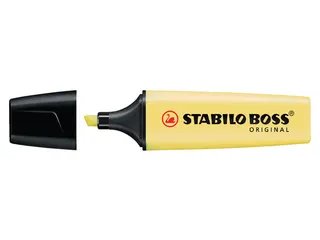 Markeerstift STABILO BOSS Original 70/144 pastel geel - 1