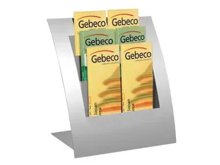 tafelfolderrek,HxBxD 320x320x240mm,v. 3xDIN A4,m. reclamevlak - 1
