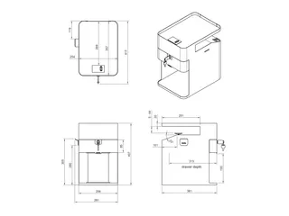Bento desktop locker 503 Zwart - 7