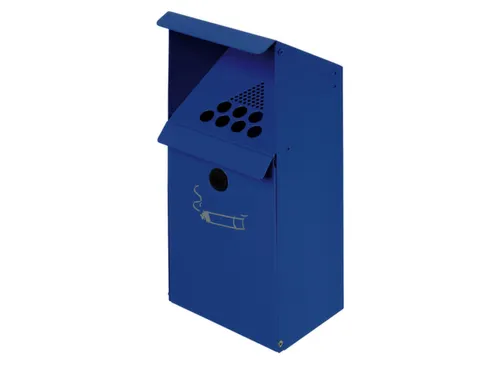 Wandasbak 3.7 Liter 410x180x150mm Overkapping Blauw Verzinkt