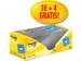 100 Vel 76 X 76 Mm Geel 16 Blokken + 4 Gratis