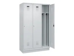 locker voor scheiding van kleding,HxBxD 1950x1200x500mm,3vak