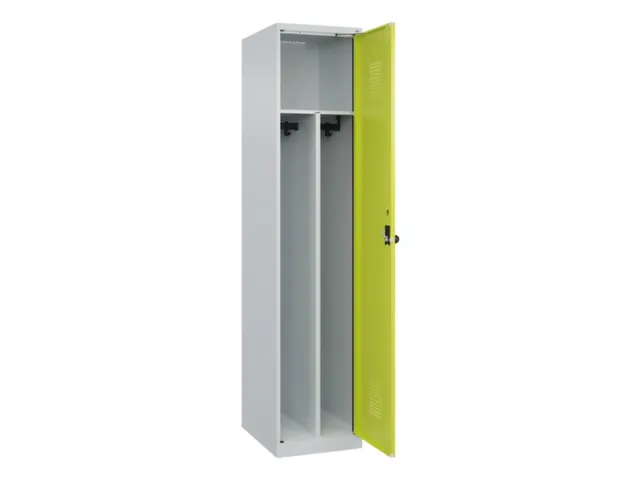 locker voor scheiding van kleding,HxBxD 1850x400x500mm,1vak